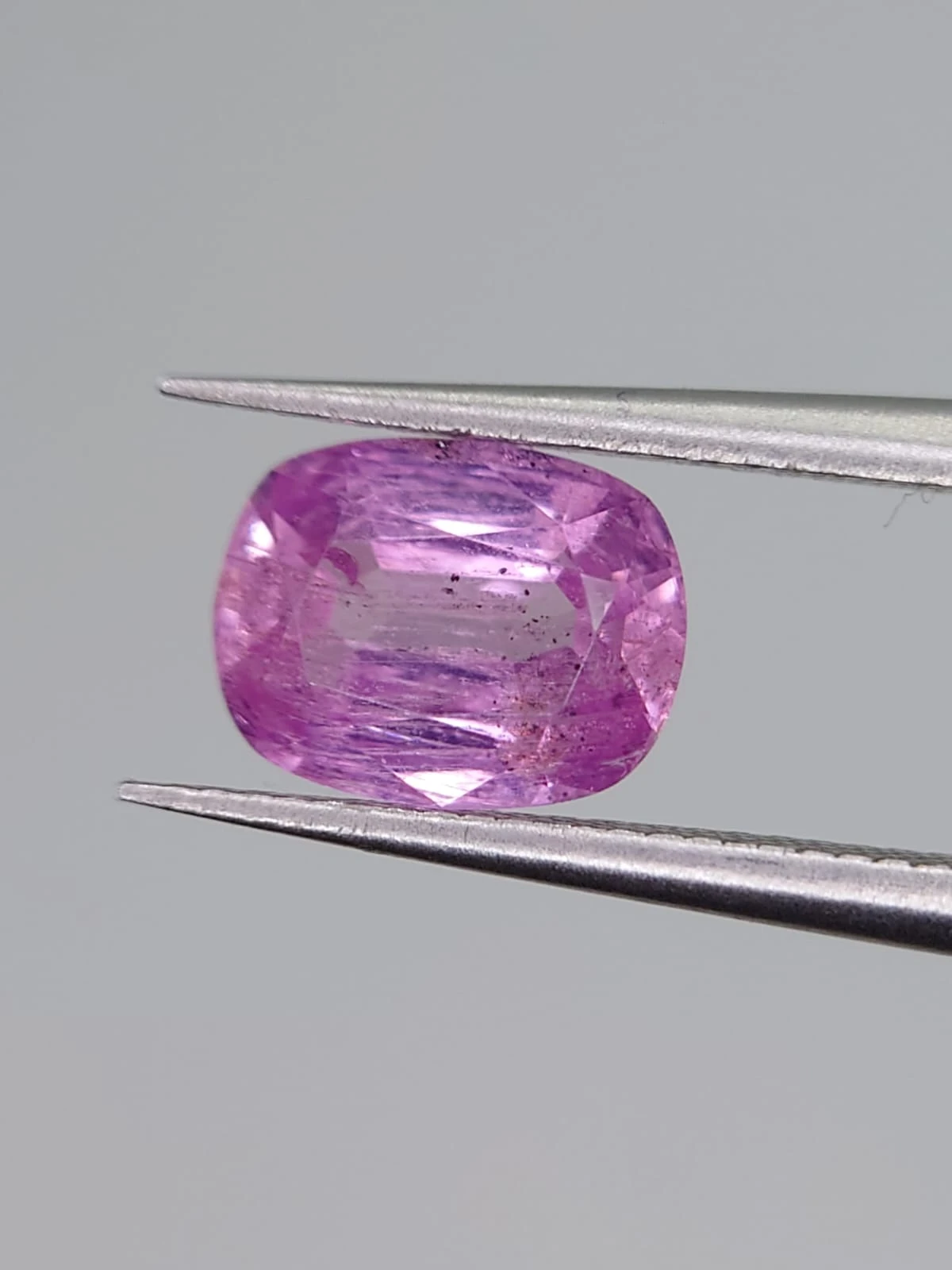 2ct Natural Untreated Tenebrescent Color Change Pink Sapphire Sapphire from Afghanistan — view 3